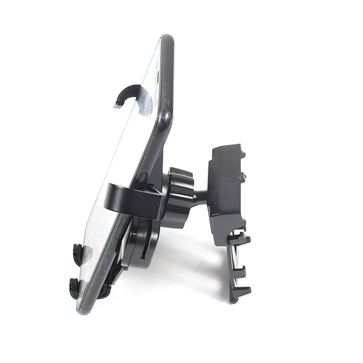 Gravity-controlled centrally controlled phone holder with American flag design for Jaguar XEL, XE, and F-PACE (2015-2020). n