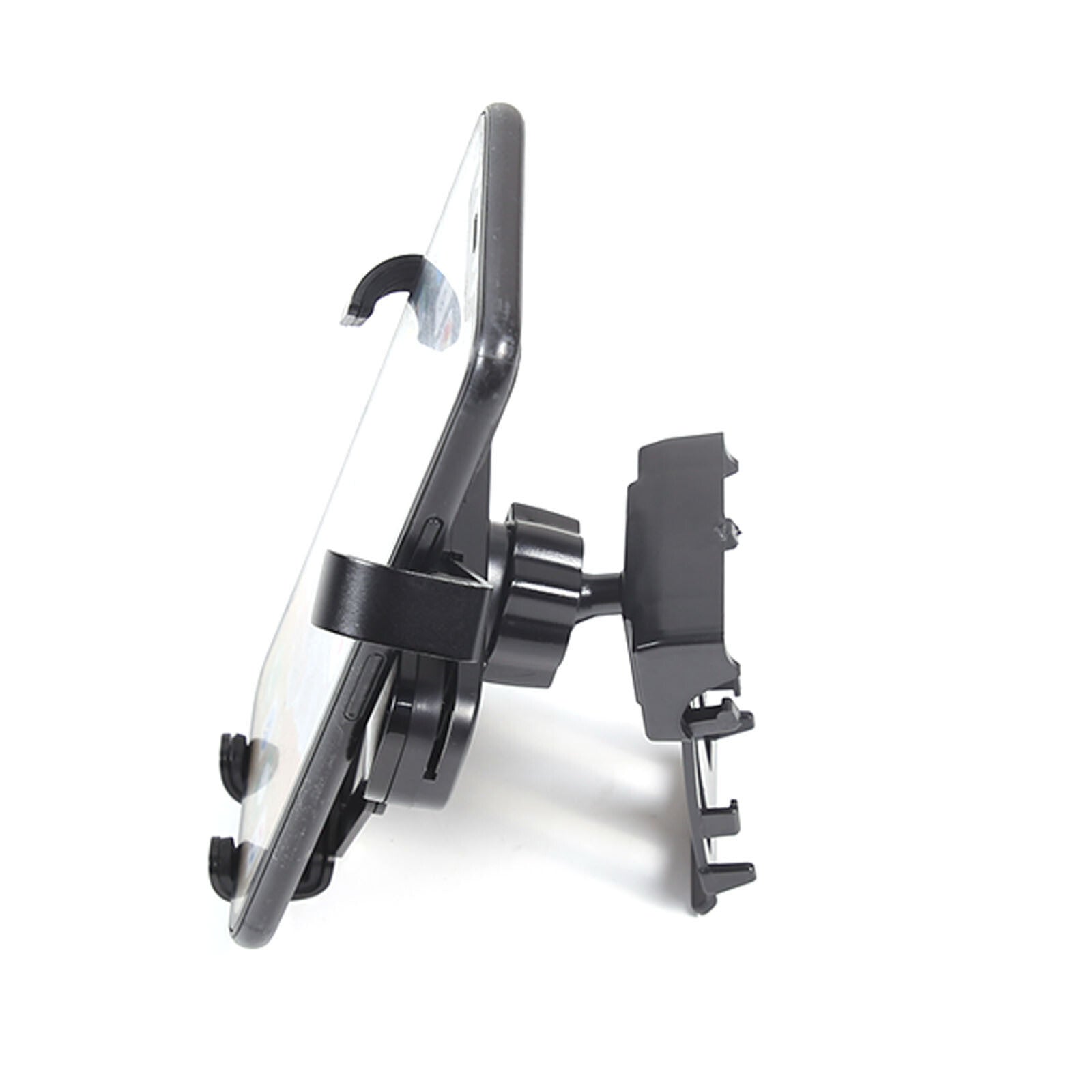Gravity-controlled centrally controlled phone holder with American flag design for Jaguar XEL, XE, and F-PACE (2015-2020). n
