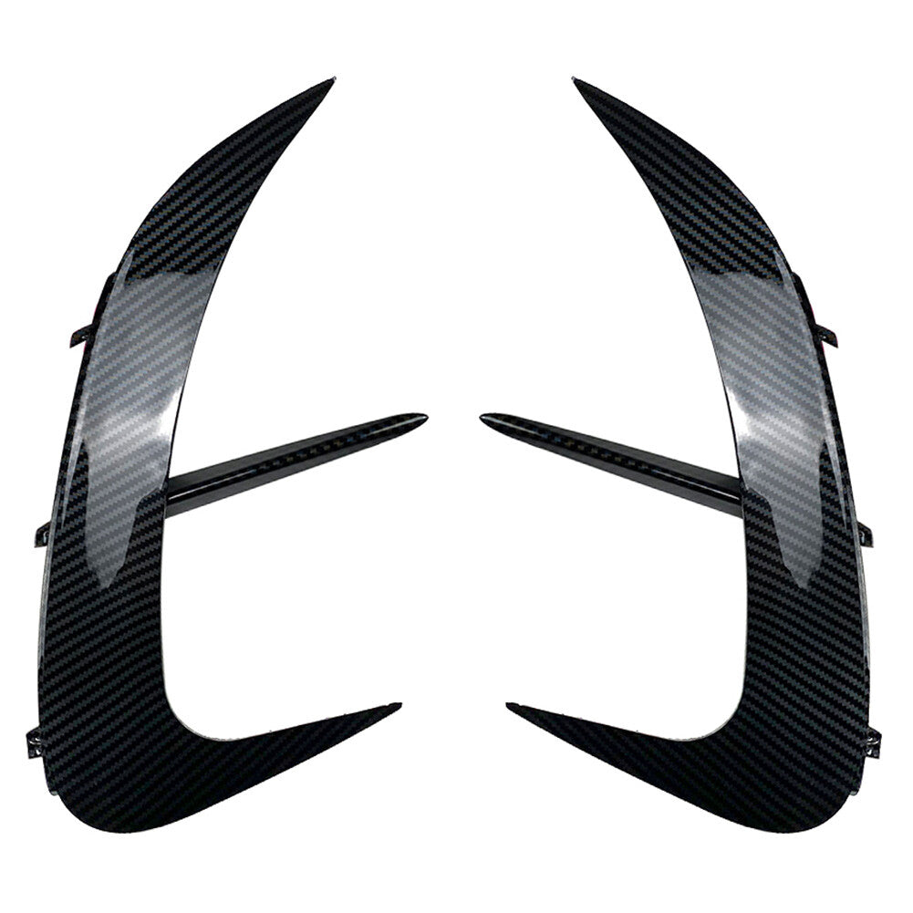 Rear Bumper Vents Splitter Spoiler Canard Carbon for Mercedes Benz C-Class W206 Q