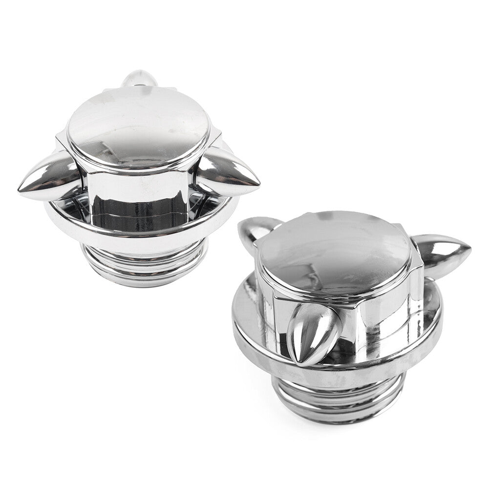 Left Right Thread Gas Cap Fuel Tank Cover for Harley Dyna Road King Sportster XL