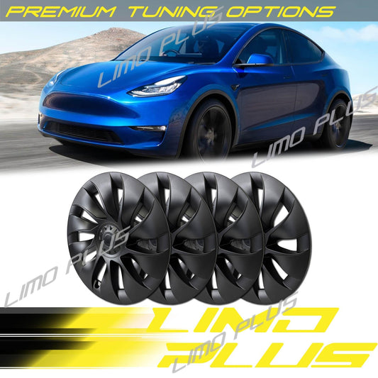 4PCS 20 Inch Hub Cap Wheel Cover Caps Rim Matte Black for Tesla for Model Y Q
