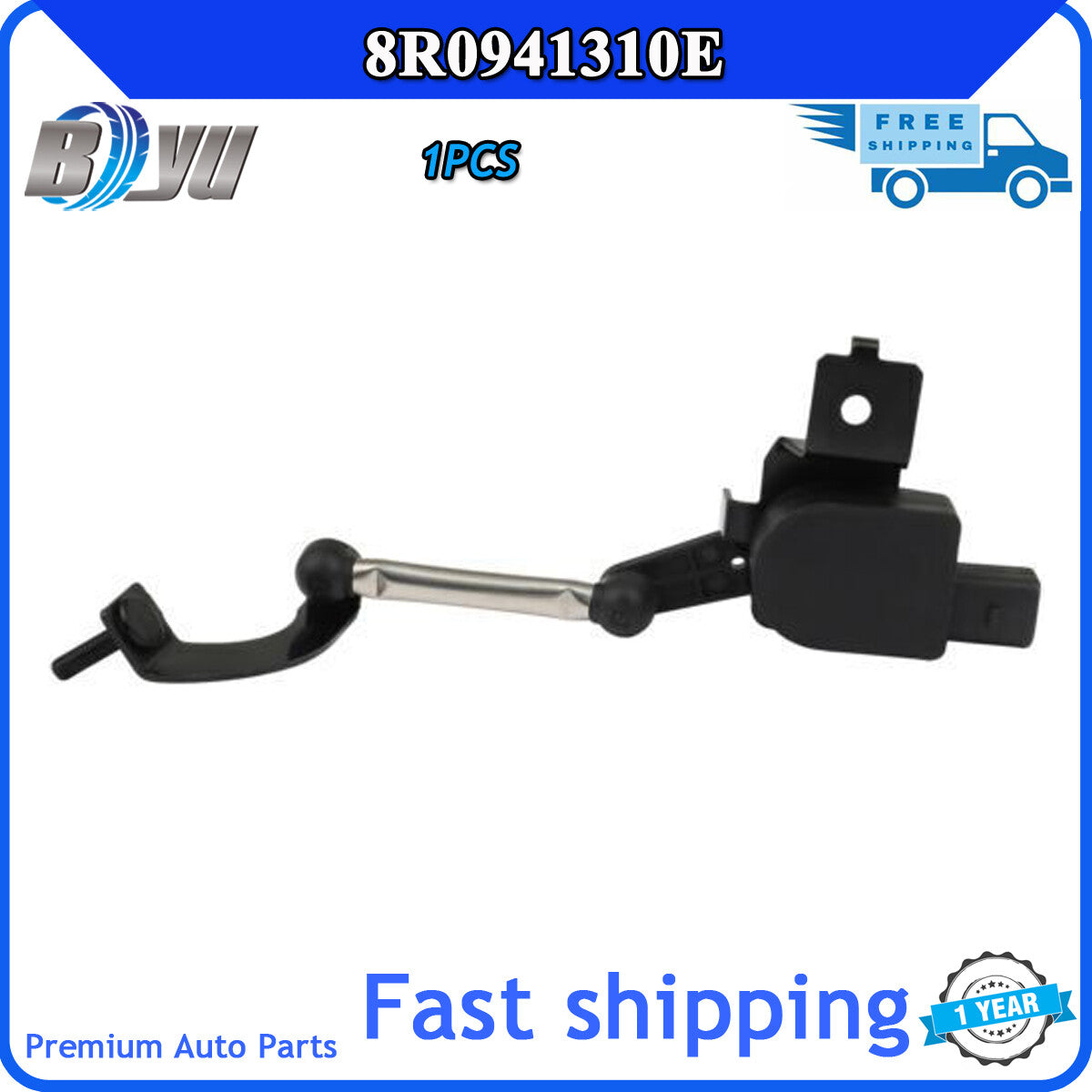 8R0941310E Ride Height Sensor, New Left Rear, for Audi for A8 Elite Sedan 4-Door v