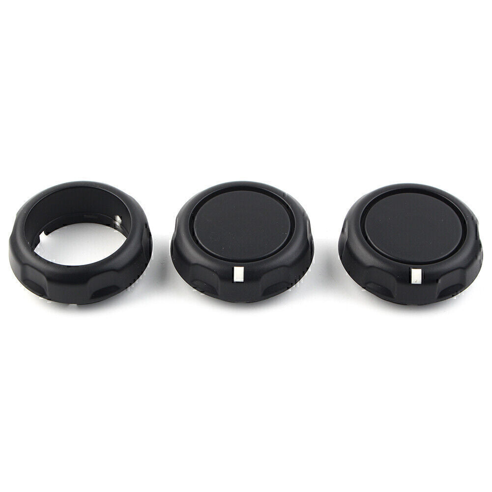 3x Air Condition Control Volume Knobs ABS for Land Rover Freelander 2 2007-2015