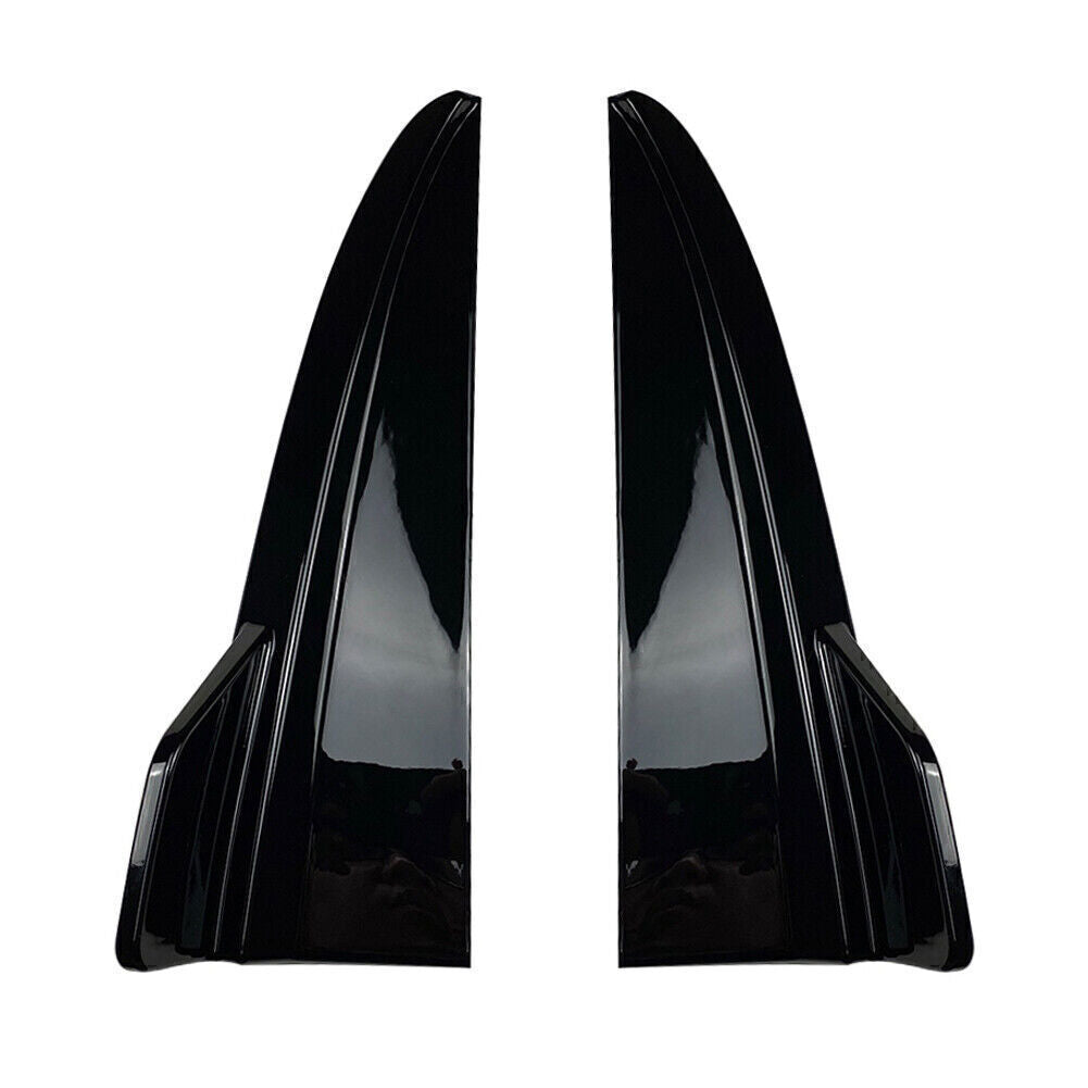 Rear Bumper Canard Splitter Side Vent Kit for Benz C-Class W205 C43 63 4D 15-21 Q