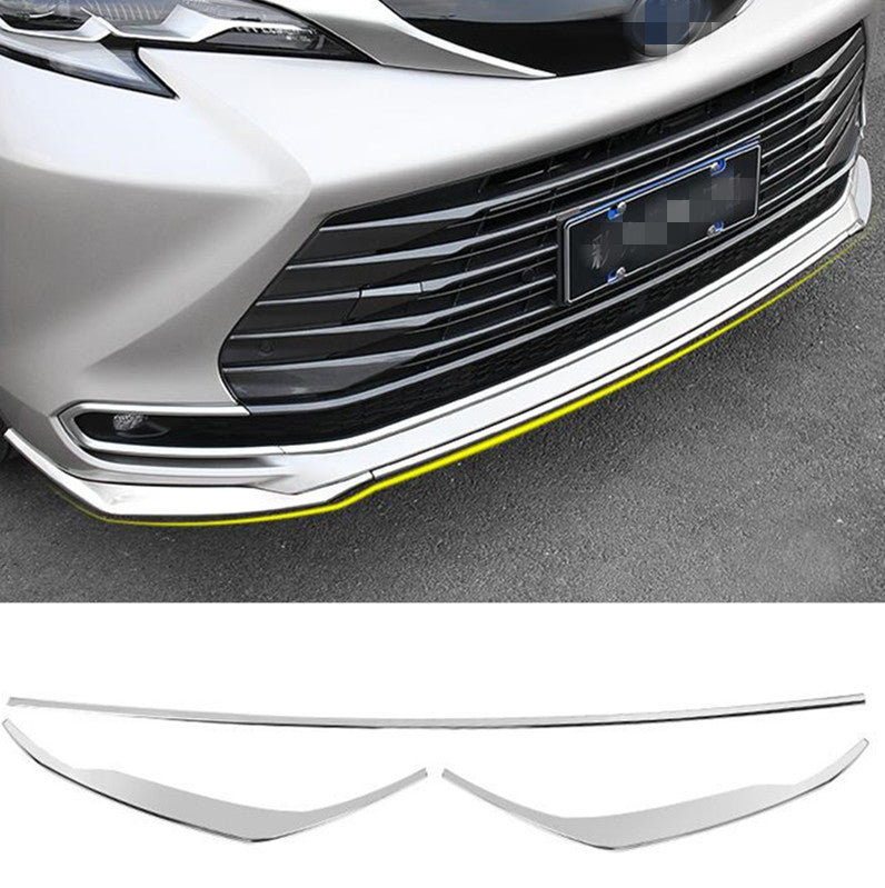 for Sienna 2021-2023 steel Front Down Bumper Molding Trim Spoiler 3PCS B n