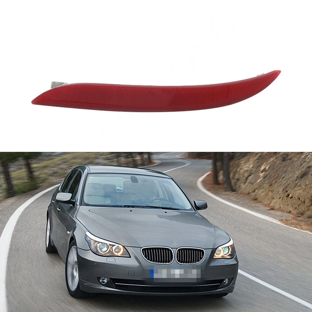 Rear Bumper Light Reflector 6314 7183 913 Left for BMW 5-Series E60 2008-2010 Q