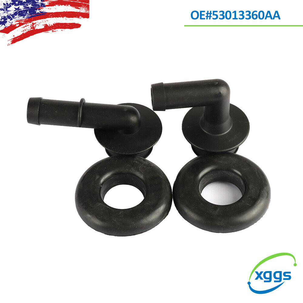 for Jeep Grand Cherokee 4.0L 2000-2004 2002 PCV CCV Vent Valve Elbows + Grommets Q