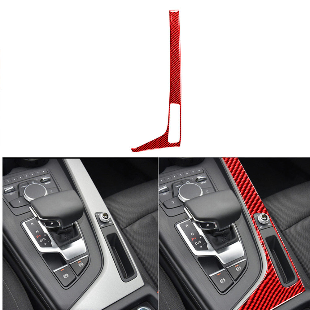 Red Carbon Fiber Above Console Storage Outer Cover For Sonic 2012-2016 v