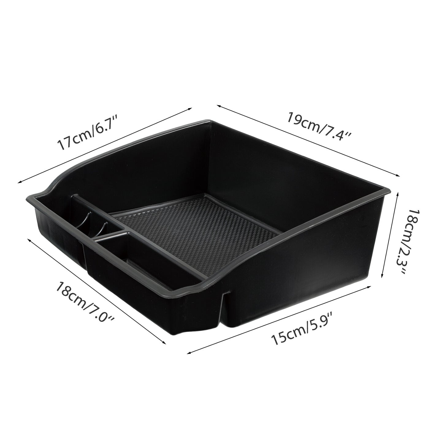 for Toyota Hilux 2015-2022 Car Center Console Armrest Storage Box Organizer Tray