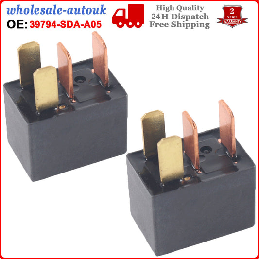 2PCS Air Con A/C Relay Conditioning for Honda Accord CR-V, -V, 39794-SDA-A05 Q