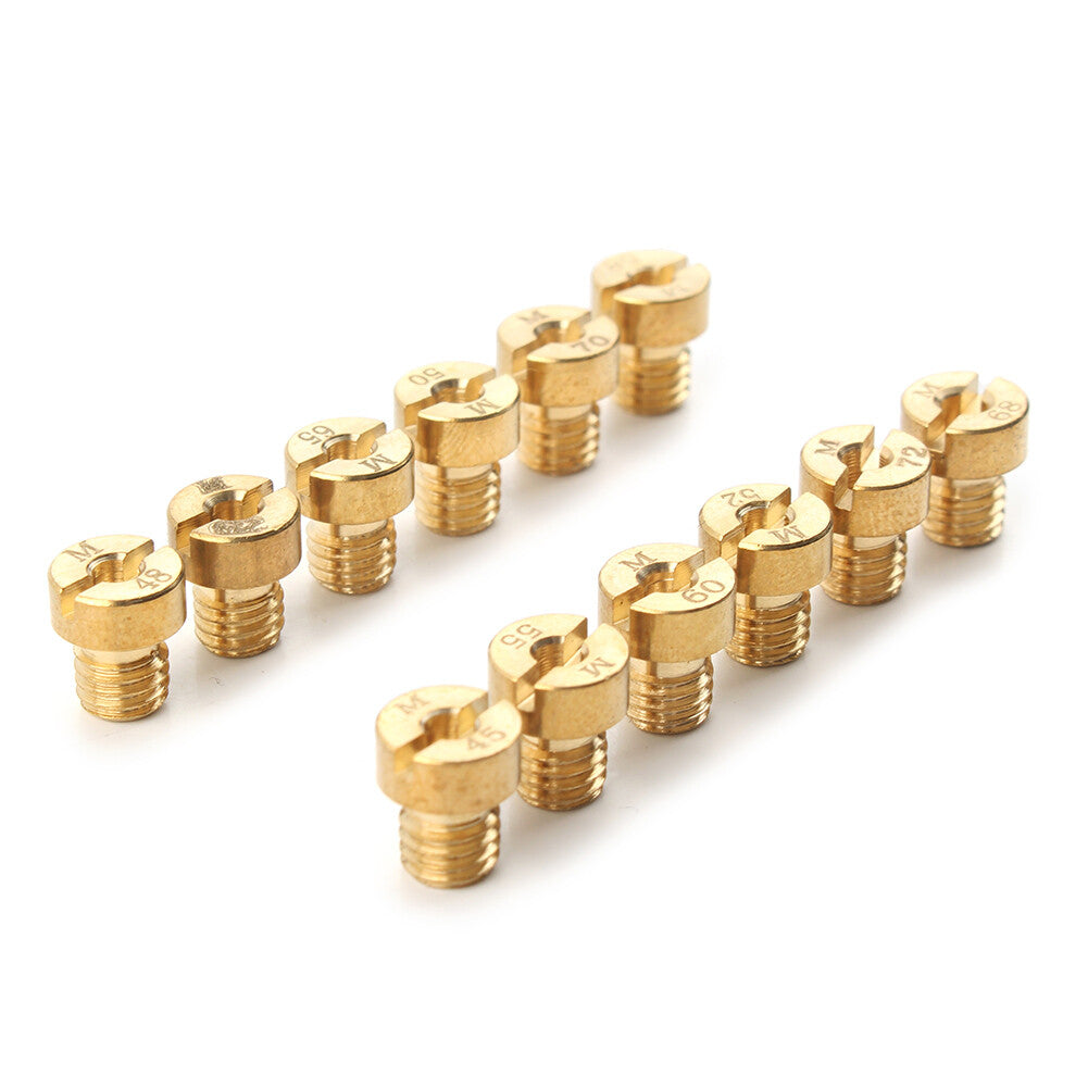 12x M5 Main jet For Dellorto Carburetor SHA SHB UA UB PHBG VHB-CS VHBT-CS 75-102 Q