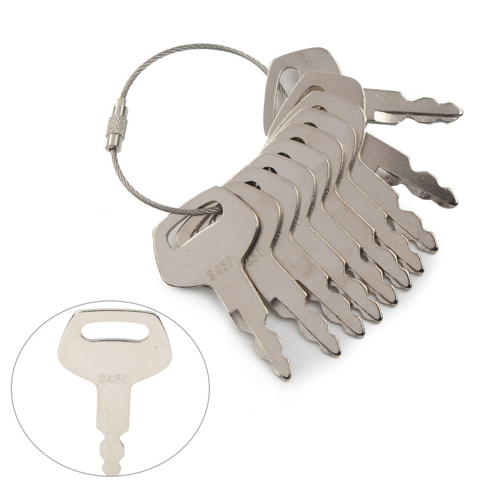 10x S450 Ignition Key For Sumitomo For JCB Excavator For Linkbelt Excavator