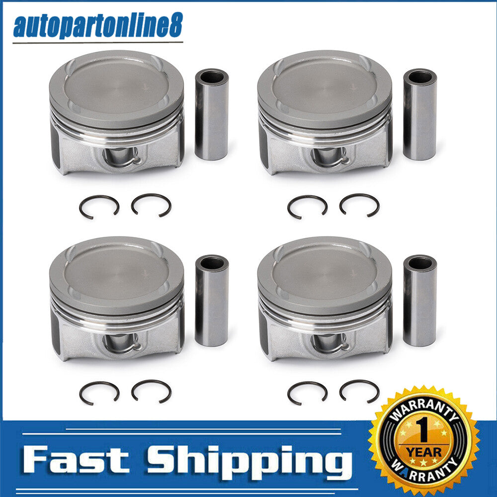 4-Piece Piston and Ring Kit for 2011-2020 Sonic for Cruze Trax Encore L4 1.4L 25198520