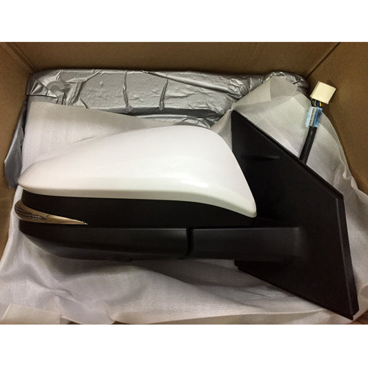 Side mirror passenger R suitable for 16-19 RAV4 power heated BSM CR EC white 16 pin - n