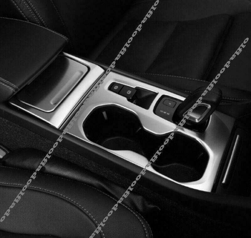 for Volvo XC40 2019-2022 Silver Inner Console Gear Shift Water Cup Panel Decors