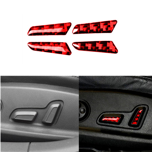 for Mazda RX-8 2004-08 Carbon Fiber for Co -pilot Storage Box Handle Decor Cover Trim v