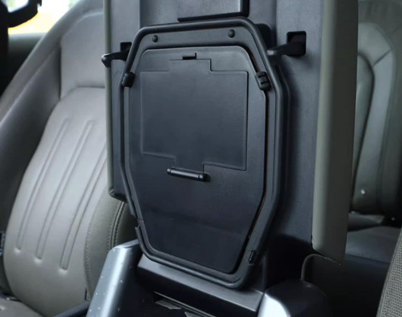 Console Storage Privacy Box Cover Trim Black for Land Rover for Defender 2020-2024