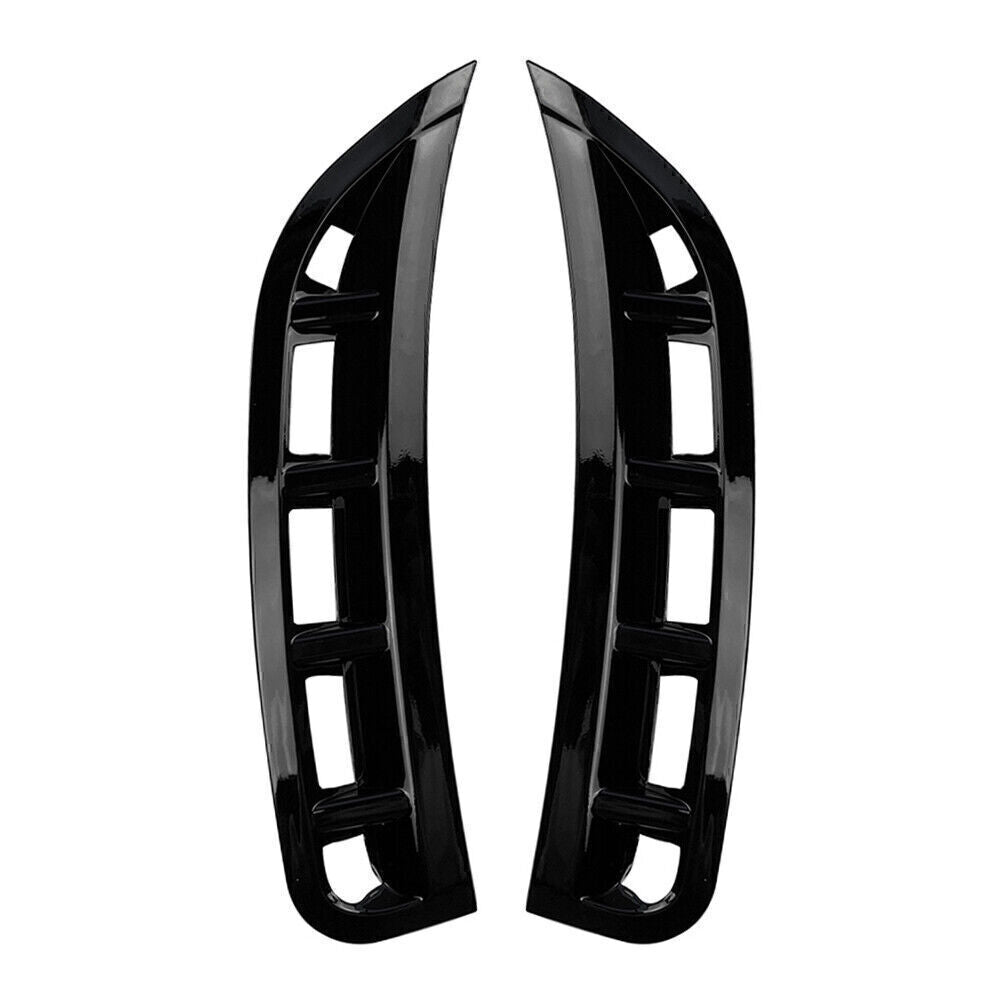Front wheel Bumper Vent Hood Fender Black for Benz GLE350 GLE450 2020 ABS 2 PCs