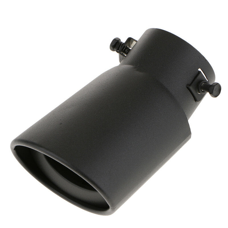 Black Automobiles Exhaust Muffler Tip Stainless Steel Pipe Car Rear Tail Throat