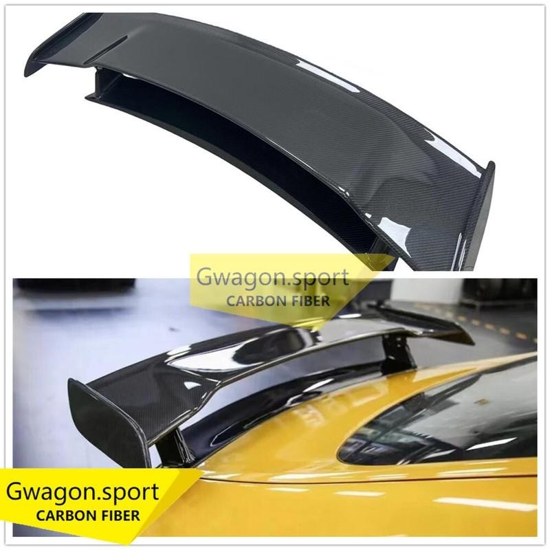Black Rear Spoiler Wing Fit for Mercedes AMG GT 2015-2018 Carbon Fiber Re Style Q