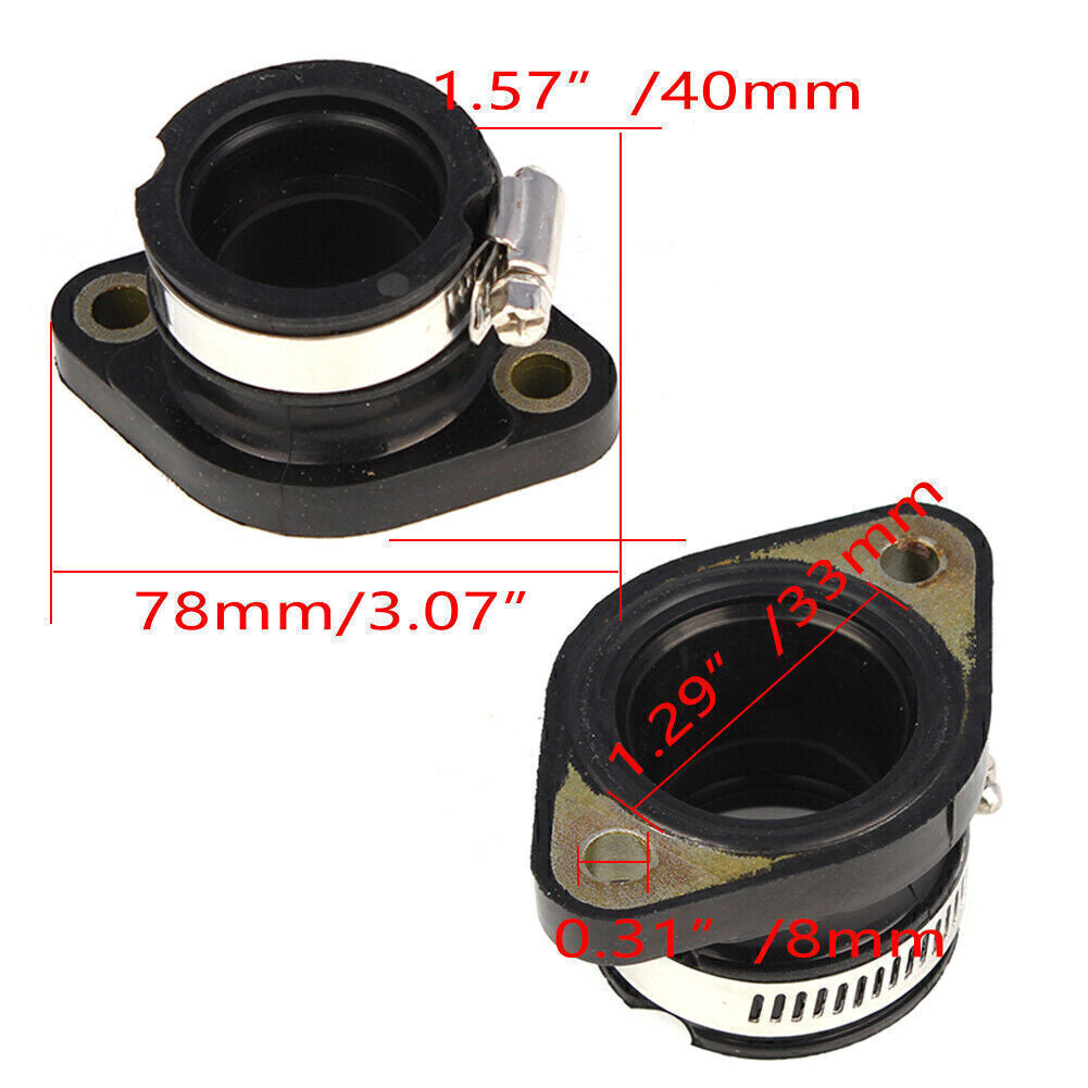 for Polaris TRAIL BLAZER 250 for ES 1996-1997 Carburetor Intake Manifold Boots Joint Q