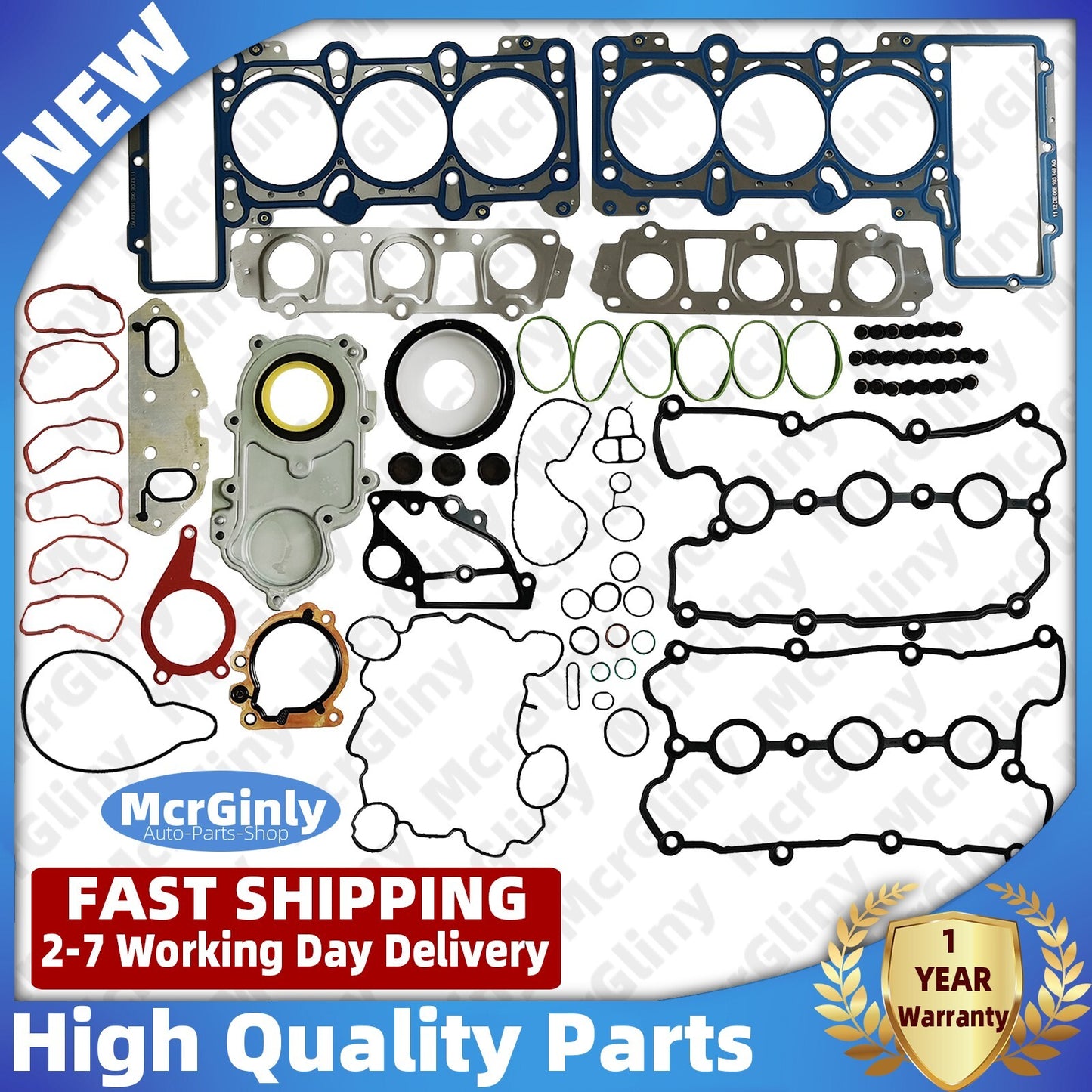 3.0T gasoline engine gasket kit suitable for Audi A4, A5, A6, A7, for A8 , S5, S6, Q5, Q7, and Touareg. n