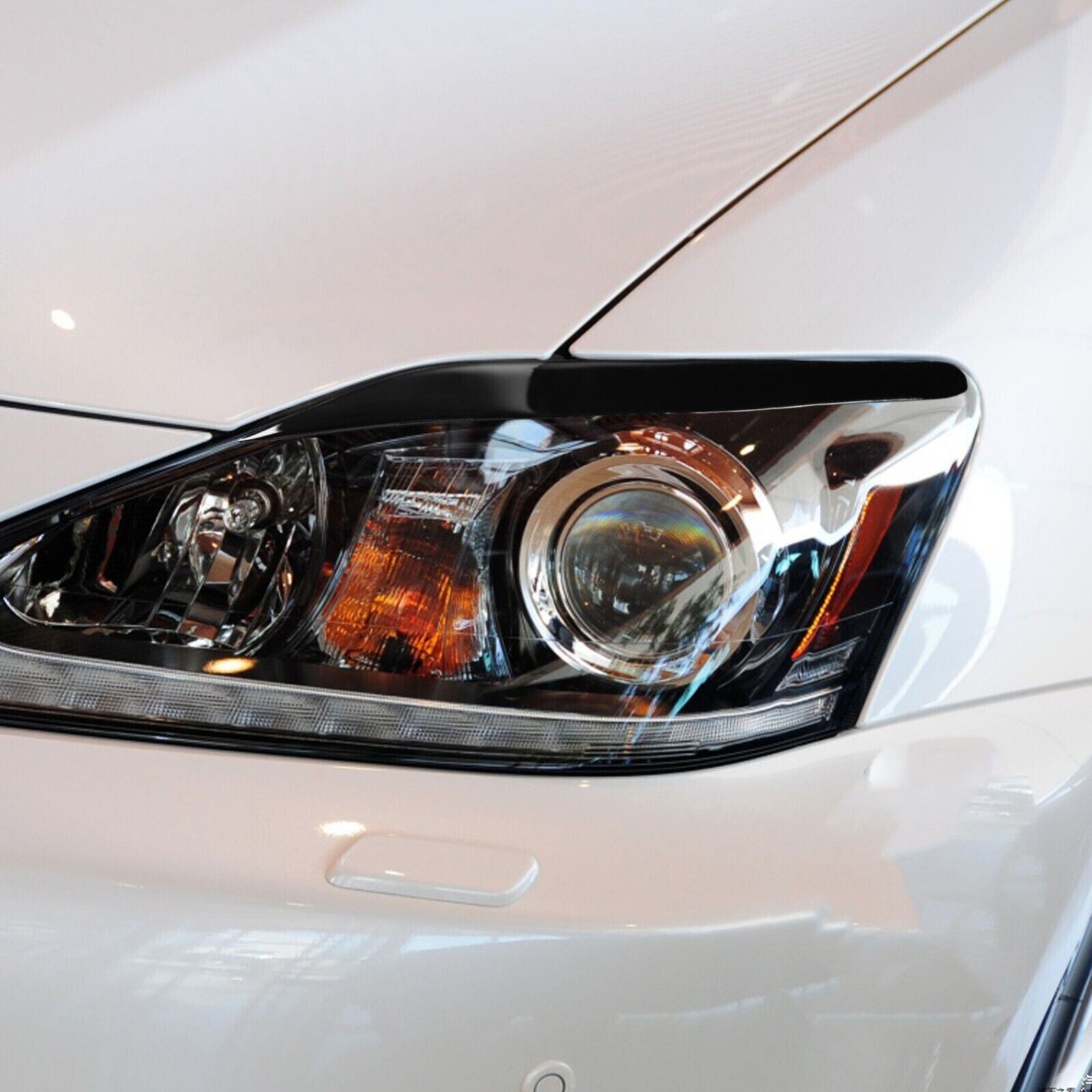 for Lexus IS250/300 06-12 Glossy Piano Headlights Eyebrows Trim Sticker