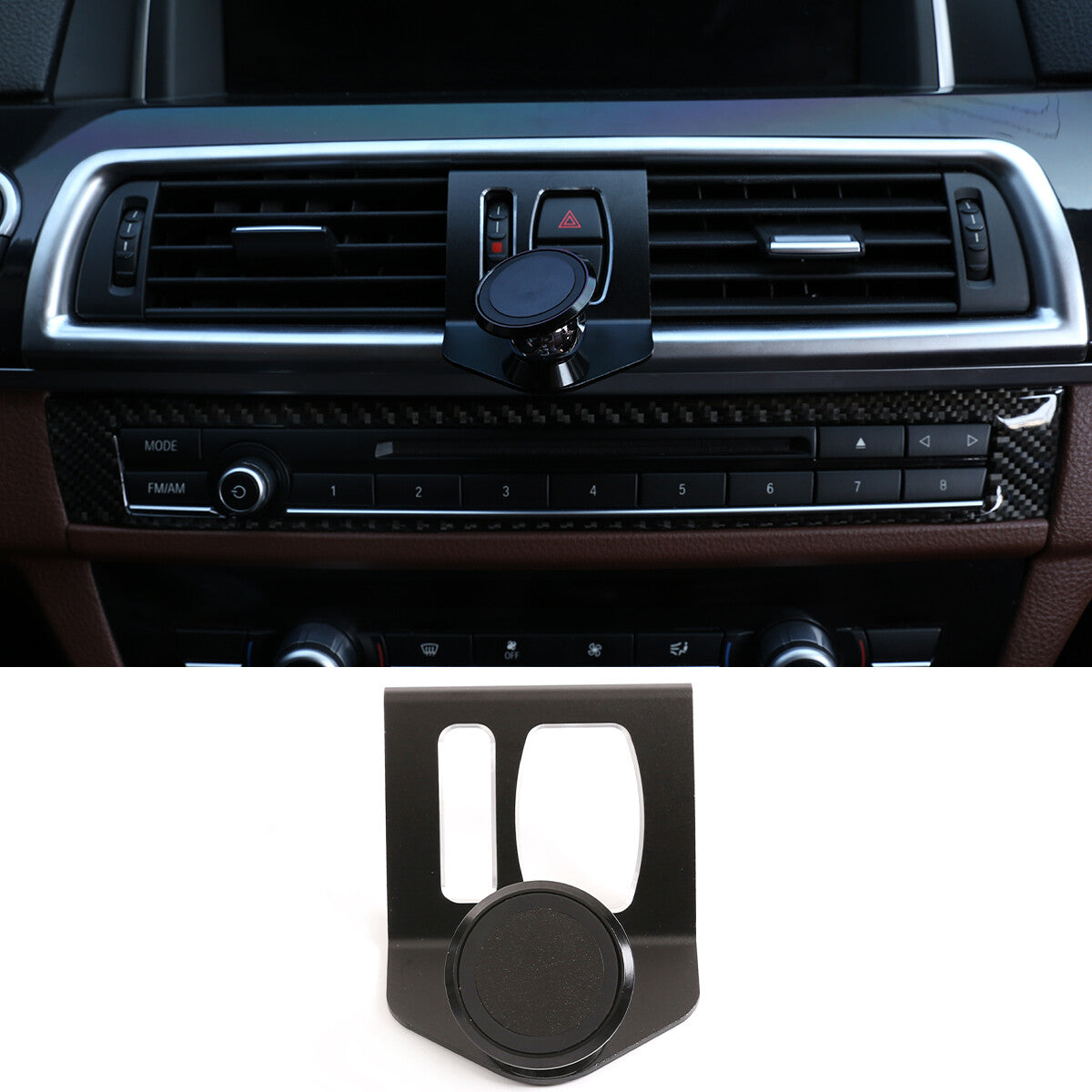 Left Inner Door Handle Cover Trim for 3- E90 51419150337 Gray- v