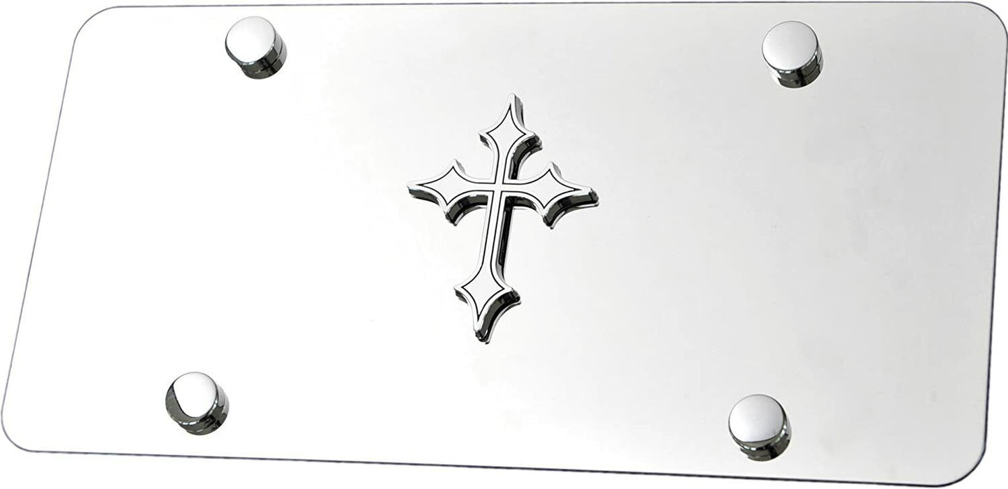 Car license plate, frame cap, hood, rear boot, Christian cross, suitable for Chevrolet