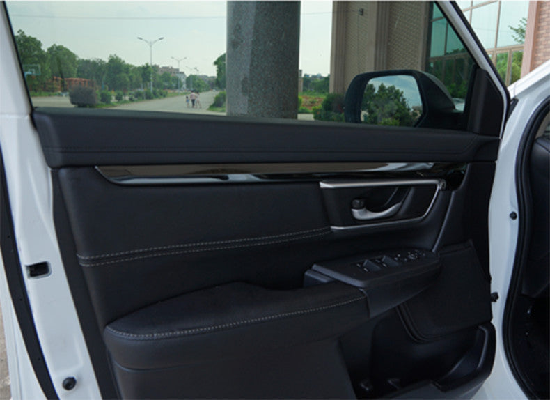for Honda CR-V 2019-2020 Black steel Interior Door Panel Strap Decor Cover Trim n