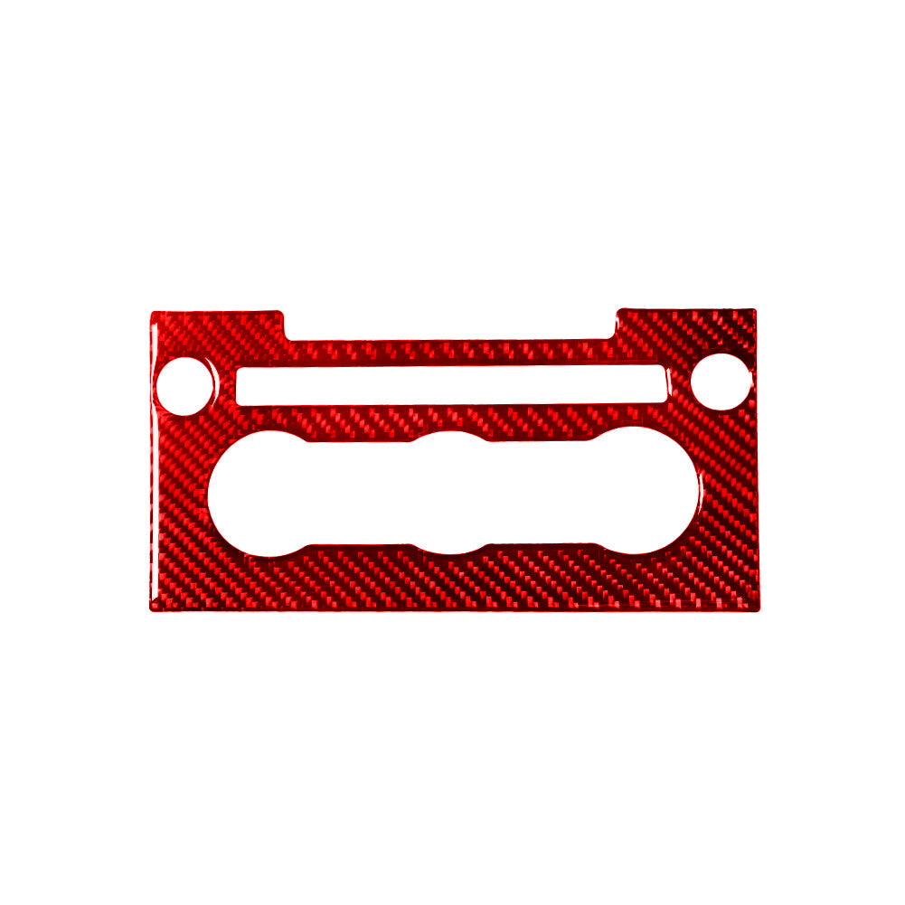 2X Red Carbon Fiber Sunroof Button Cover Trim For Silverado/tahoe/ for sierra 2007-14 v