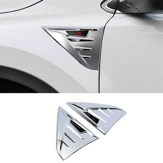 for Honda CRV CR-V 2017-2022 ABS Chrome Side Fender Air Wing Vent Cover Trim 2P