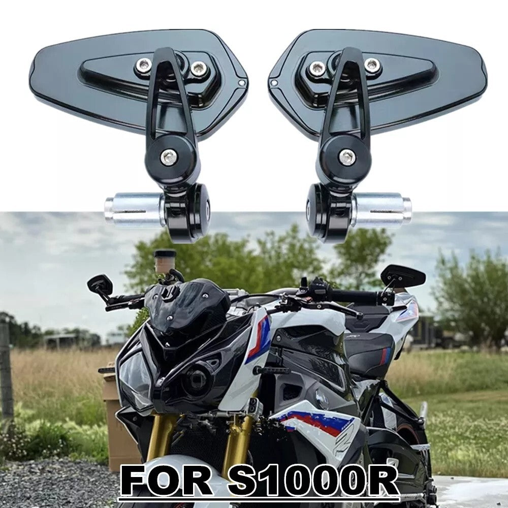 for BMW S1000R Motorcycle handlebar end mirror CNC aluminum handlebar mirror