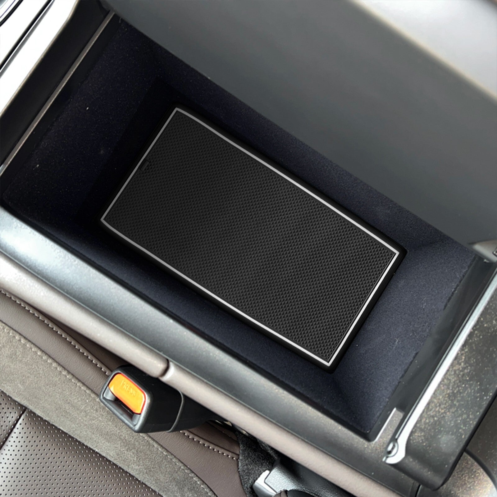 Anti-slip Car Gate Slot Mat for Lexus RX 2023 Door Groove Pad Accessories WHITE