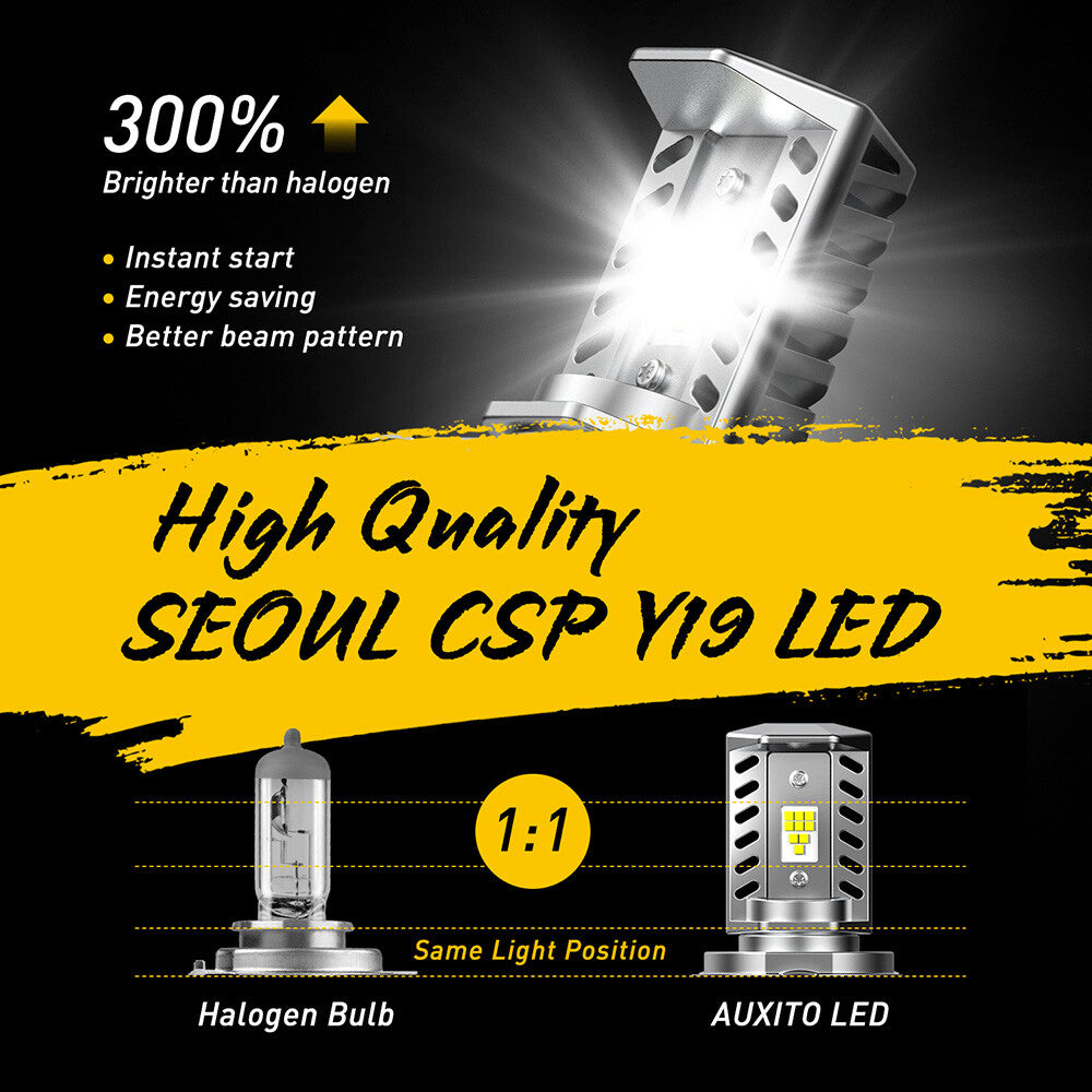 AUXITO H4 HB2 9003 Weather LED - Bright White Q