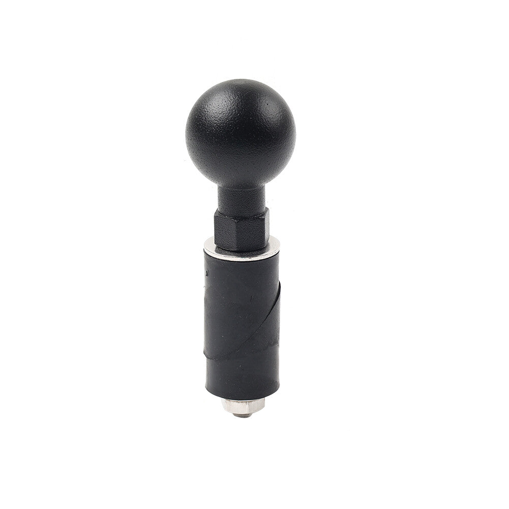 Universal Motorcycle Ball Head Base GPS Phone Holder Bracket Clamp Stand Black