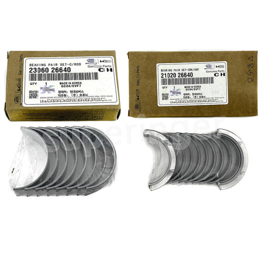 Engine crankshaft connecting rod bearing suitable for 2006-11 for Hyundai for Kia Rio 1.6L