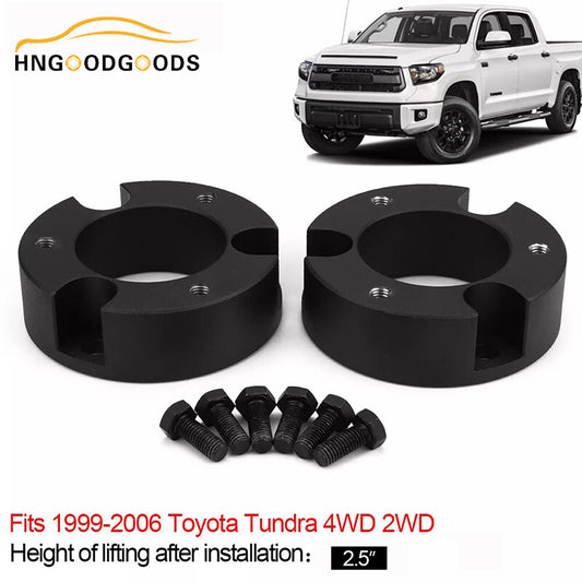 2.5-inch front leveling lift kit for Toyota Tundra 1999-2006 2WD 4WD pillar spacers