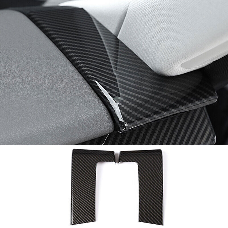 Carbon ABS Instrument Both Side Panel Cover 2pcs for Range Rover Sport 16-2022 n