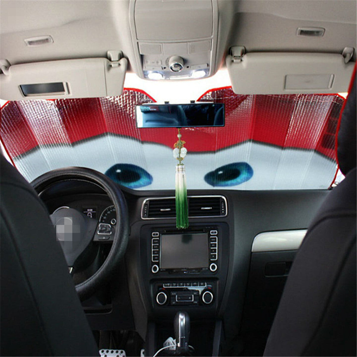 Car Front Rear Windshield Window Sun Shade Foldable Shield Cover Visor UV Block