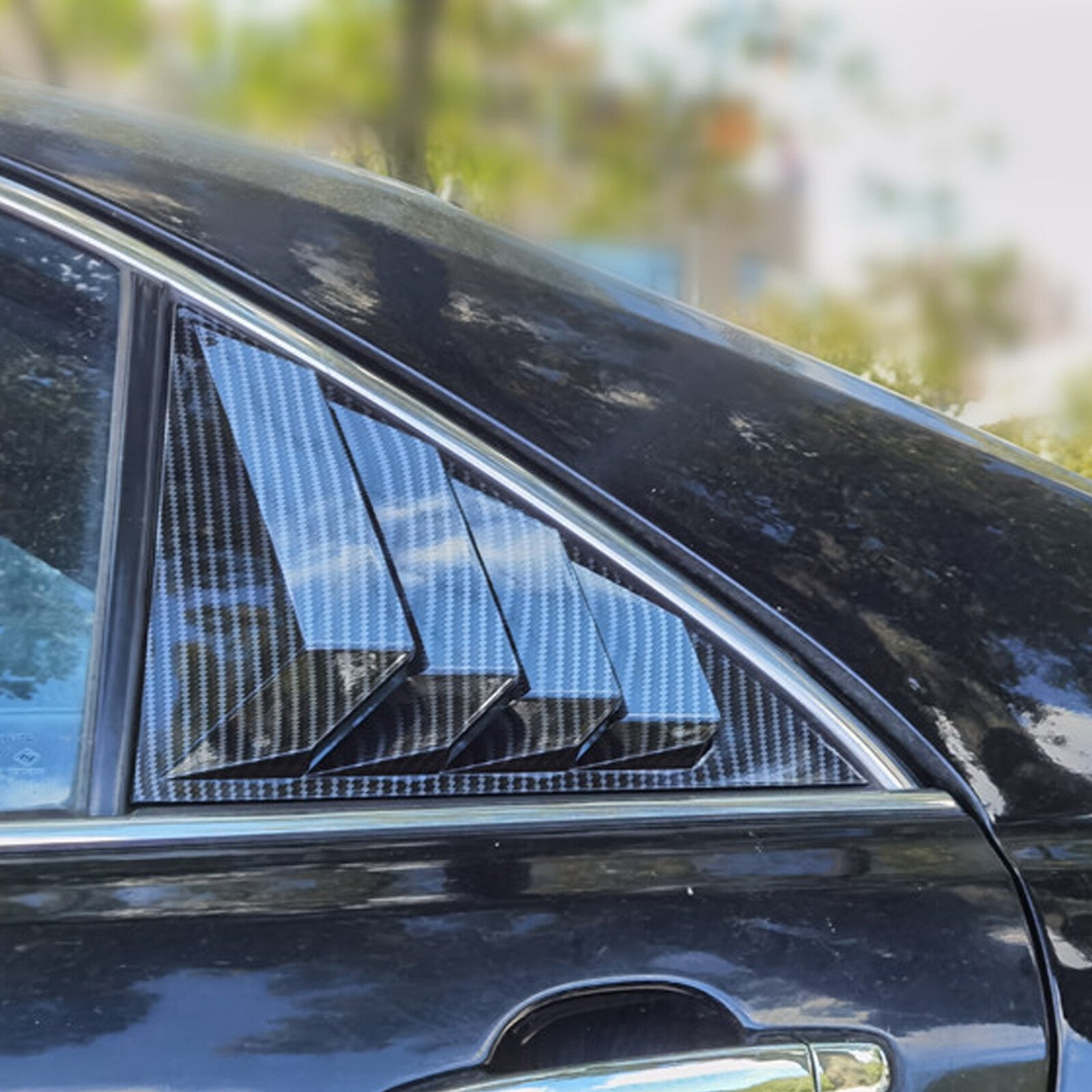 Carbon fiber side window louver shutter cover suitable for Toyota 2006-2011 for Camry No. 6