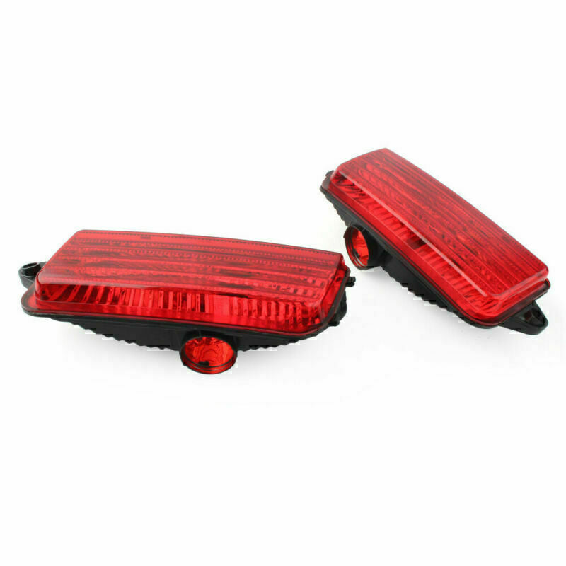 Pair Car Rear Bumper Reflector Light for Jeep Grand Cherokee 05-2010 55156103AA
