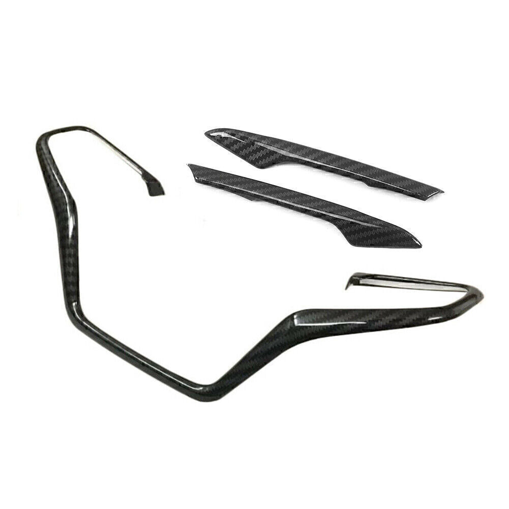 Lenkung Rad Rahmen Cover Trim f¨¹r for HONDA CR-V CRV 2017 -2019 2020 Kohlefaser-Stil