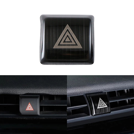 Emergency Stop Light Lamp Switch Warning Button Cover Fit for Toyota for Camry Black
