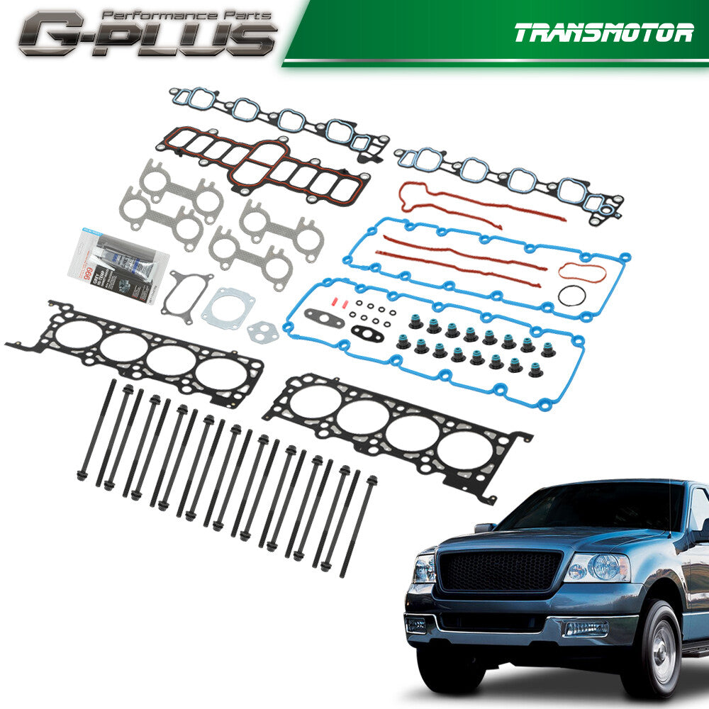 Fits 2000 - 2004 for F150 F350 Expedition Excursion E150 54L Head Gasket Kit - v