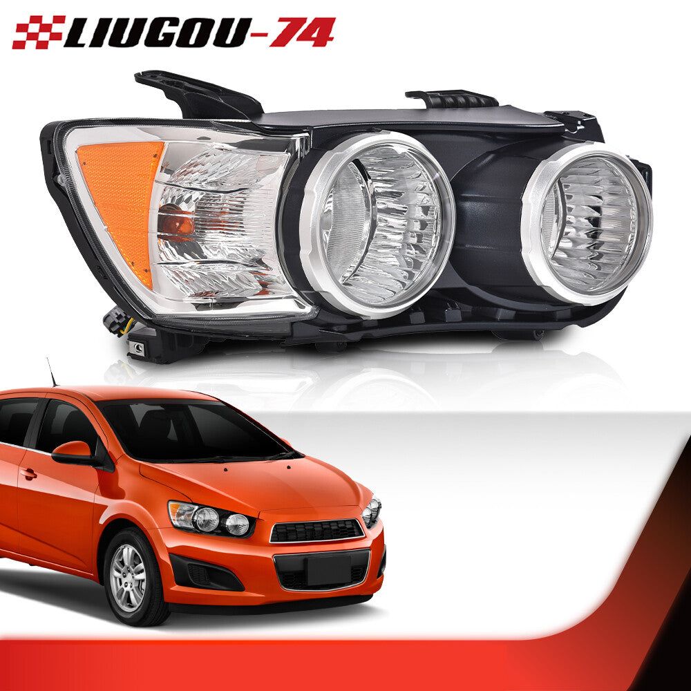 Fits 2012 - 2016 for Sonic Headlight Headlamp for CHRome Right Passenger Side Brand New - v