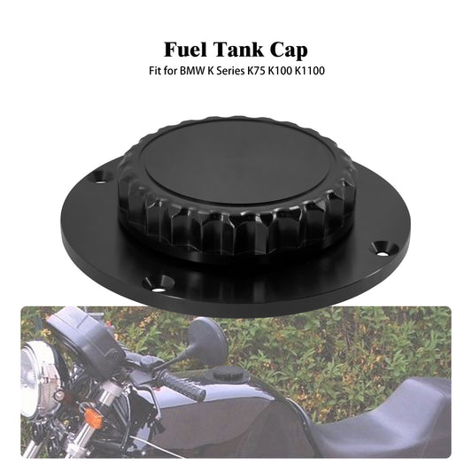 Gas Feul Black Tank Cap Oil Tank Petrol Cap Cover Fits for BMW K1 K75 K100 K1100 Q