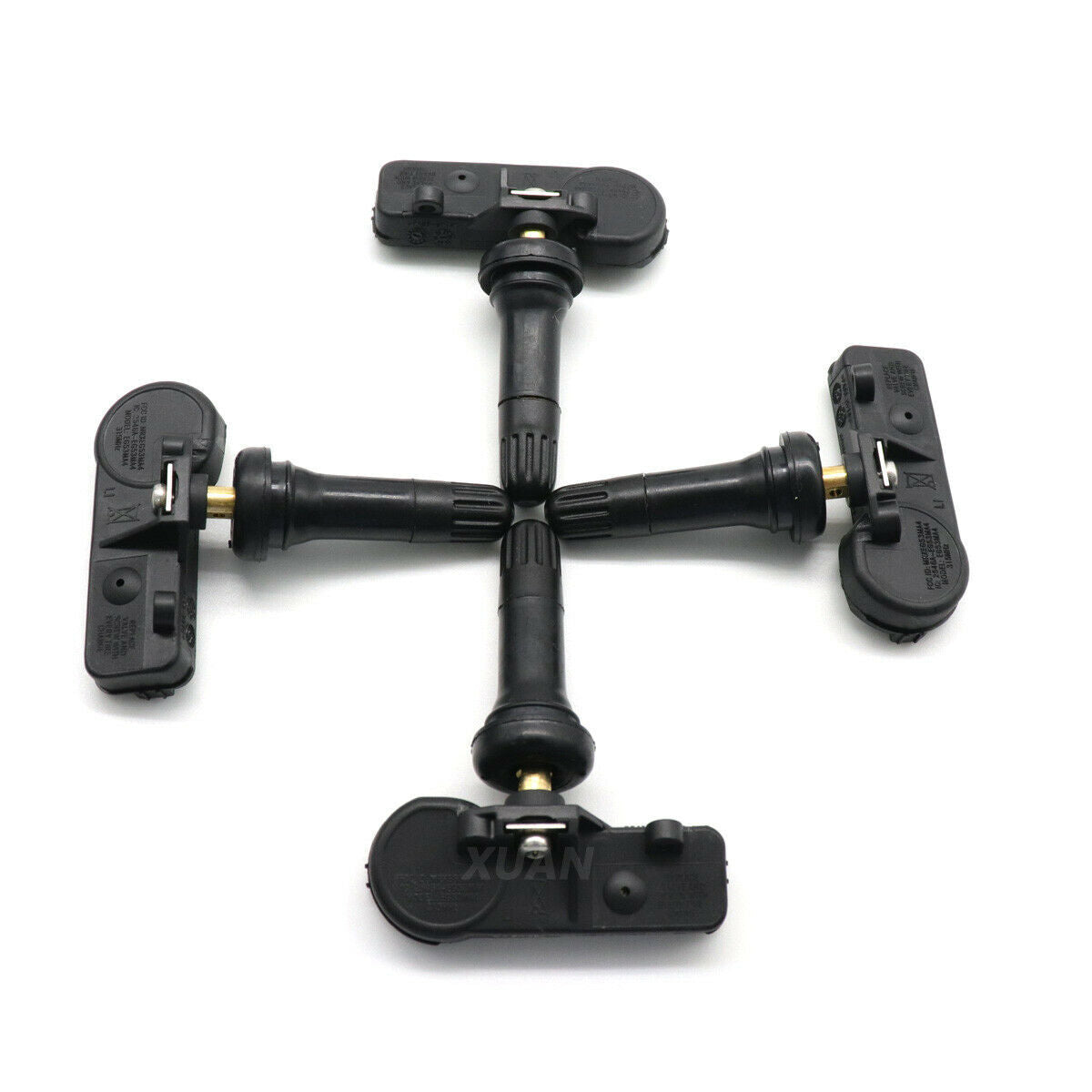 4 x 9L3T-1A180-AF new Tire Pressure Monitoring System (TPMS) sensors for Ford for Mustang and for Lincoln .