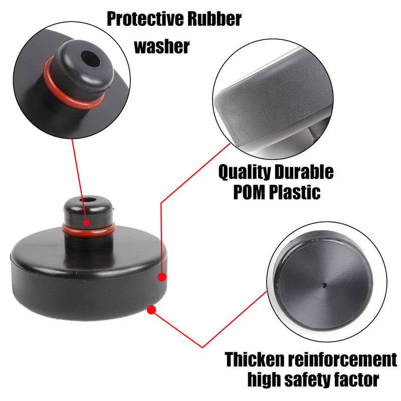 4-Piece Car Rubber Lift Jack/Jack Top Pad Adapter Tool for Tesla Model 3/S/X/Y