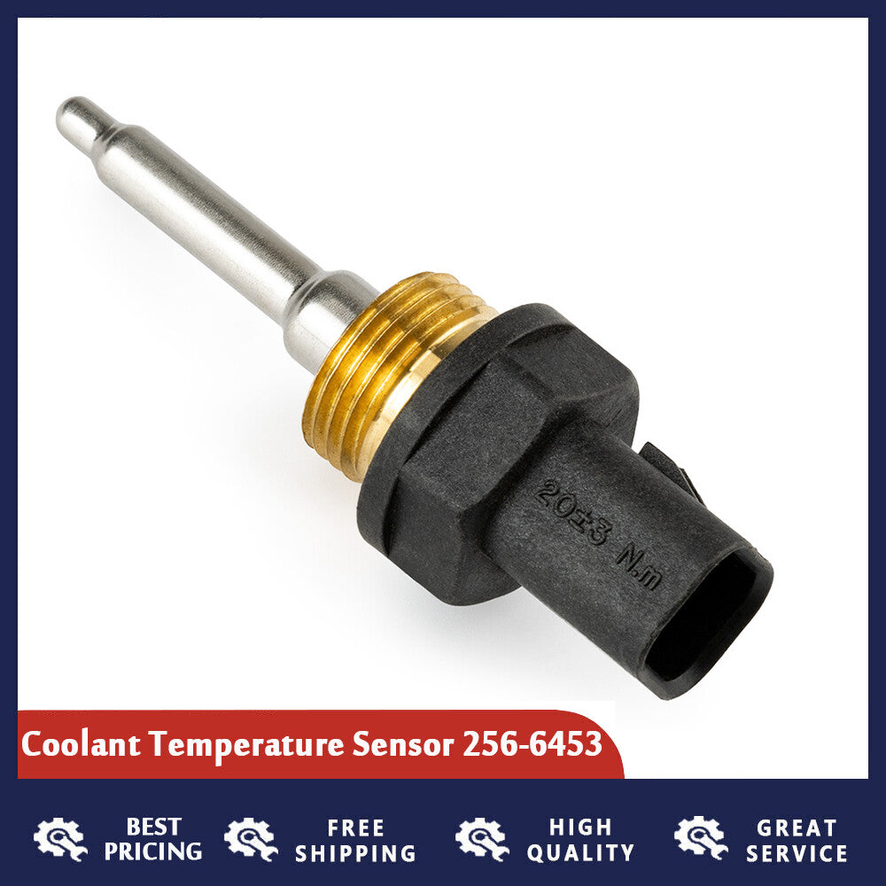 Temperature sensor 256-6453 suitable for Caterpillar CAT 3406E C15 heavy excavators